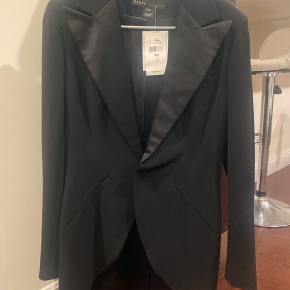 Ralph Lauren Tuxedo Blazer jacket with satin lapel NWT as seen on celebrities - Picture 3 of 9